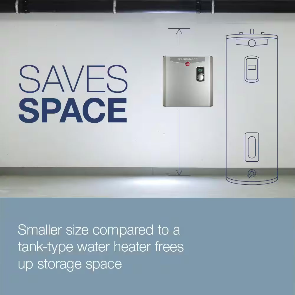 Performance 27 Kw 5.27 GPM 240-Volt Self-Modulating Electric Tankless Water Heater