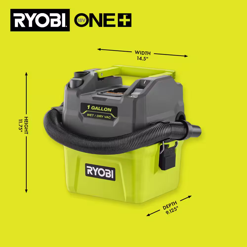 ONE+ 18V Cordless 1 Gal. Wet/Dry Vacuum (Tool Only)