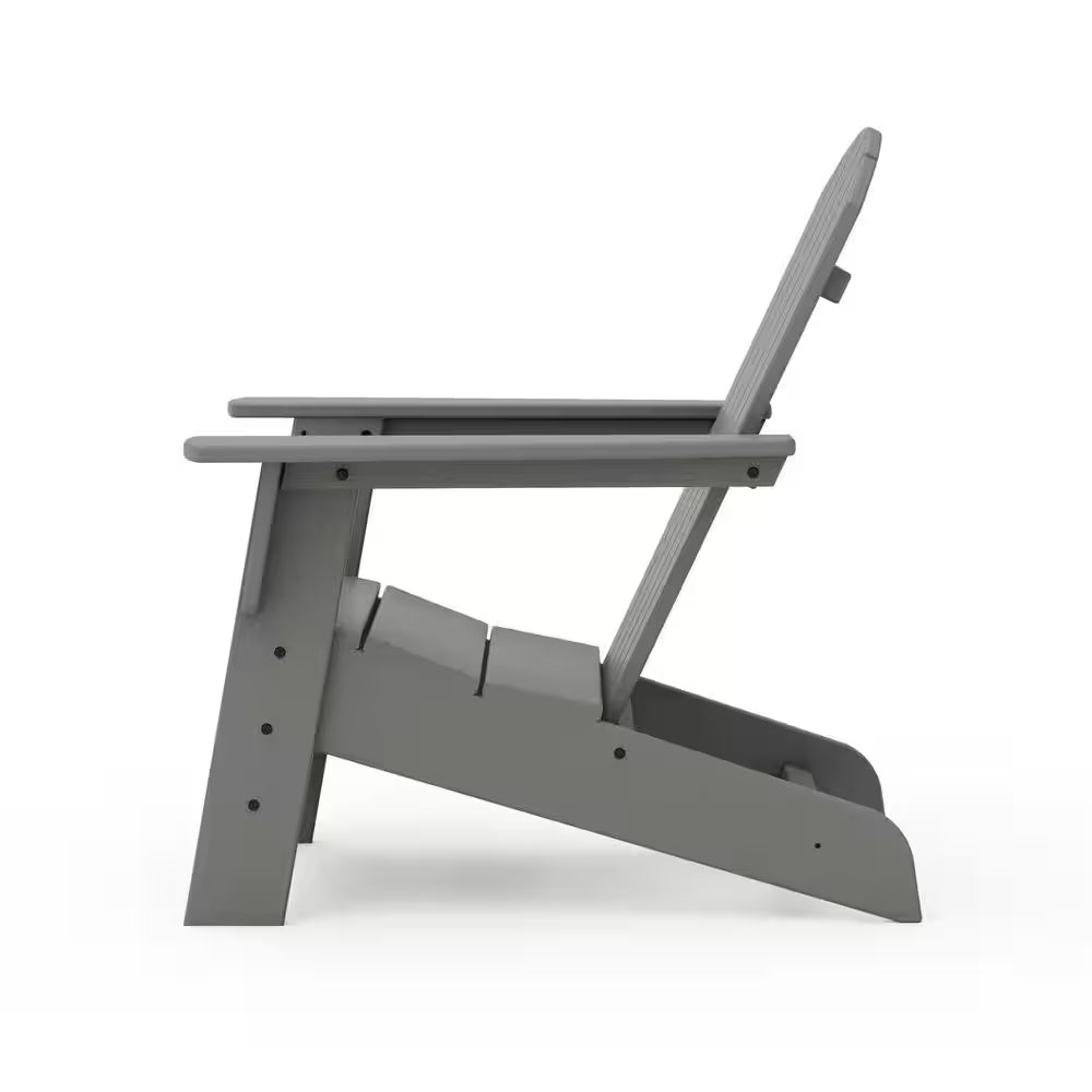 Seabrook Adirondack Chair in Slate Grey