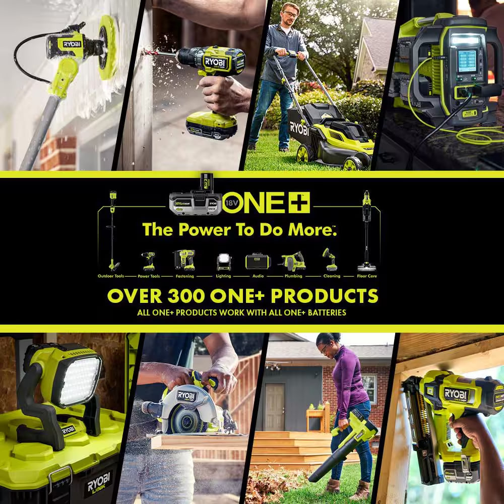 ONE+ 18V Cordless Drain Auger with 35 Ft Cable, LED Light, Auto Feed/Retract, Cable Lock, Enclosed Drum (Tool Only)