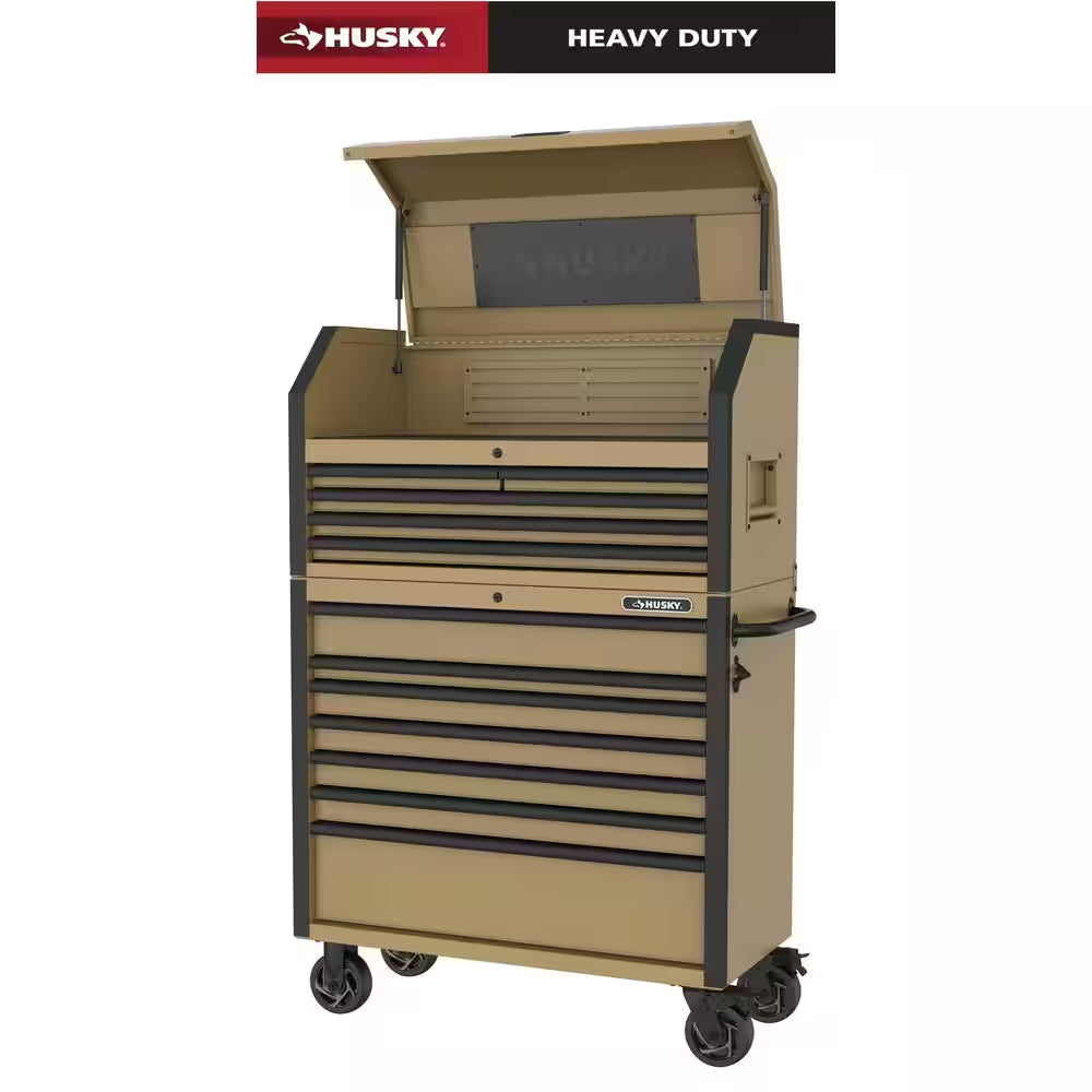 Tool Storage 27 In. W X 18 In. D Standard Duty Red Rolling Tool Chest Combo