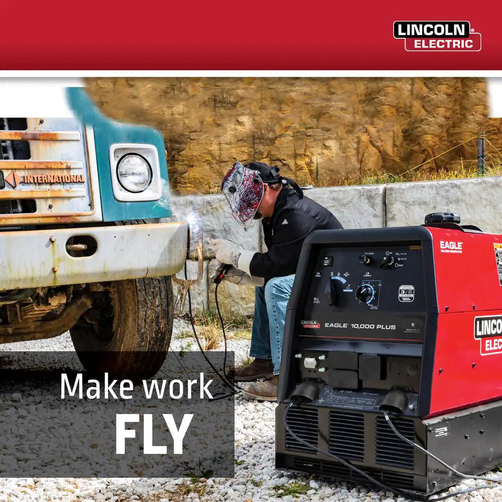 225 Amp Eagle 10,000 plus Gas Engine Driven Welder with LE Engine