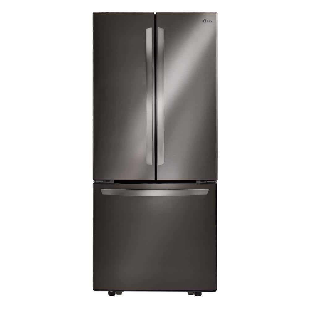 30 in. W 22 cu. ft. 3-Door French Door Refrigerator with Ice Maker in Stainless Steel