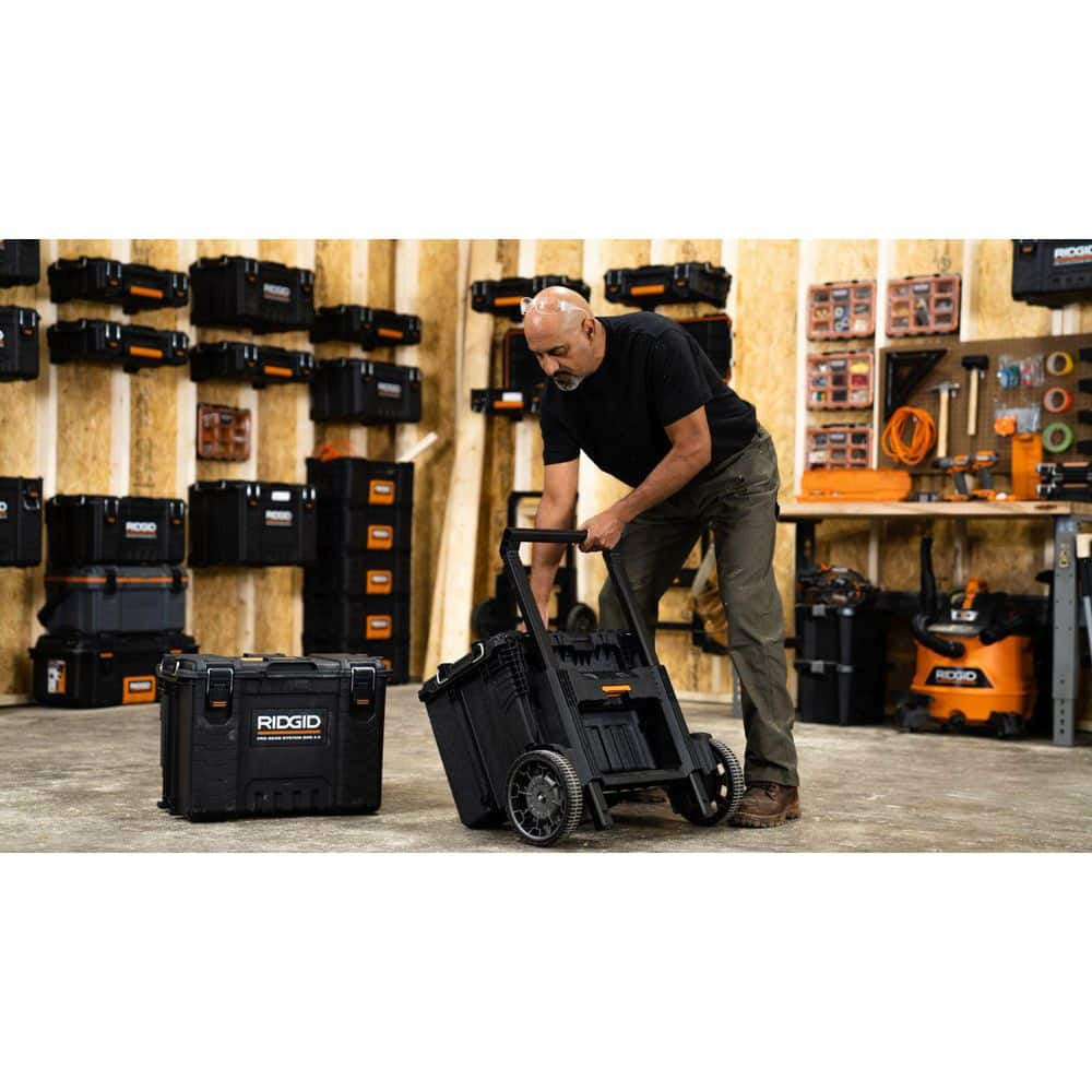 Pro Gear System Gen 2.0 Stackable 25 in All Terrain Rolling Tool Box with 9 In. Wheels