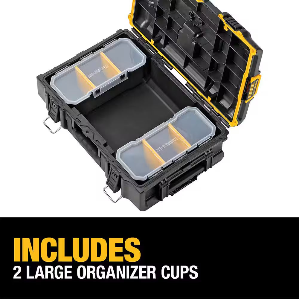 TOUGHSYSTEM 2.0 22 In. Small Tool Box, 22 In. Large Tool Box, 24 In. Mobile Tool Box, and Shallow Tool Tray