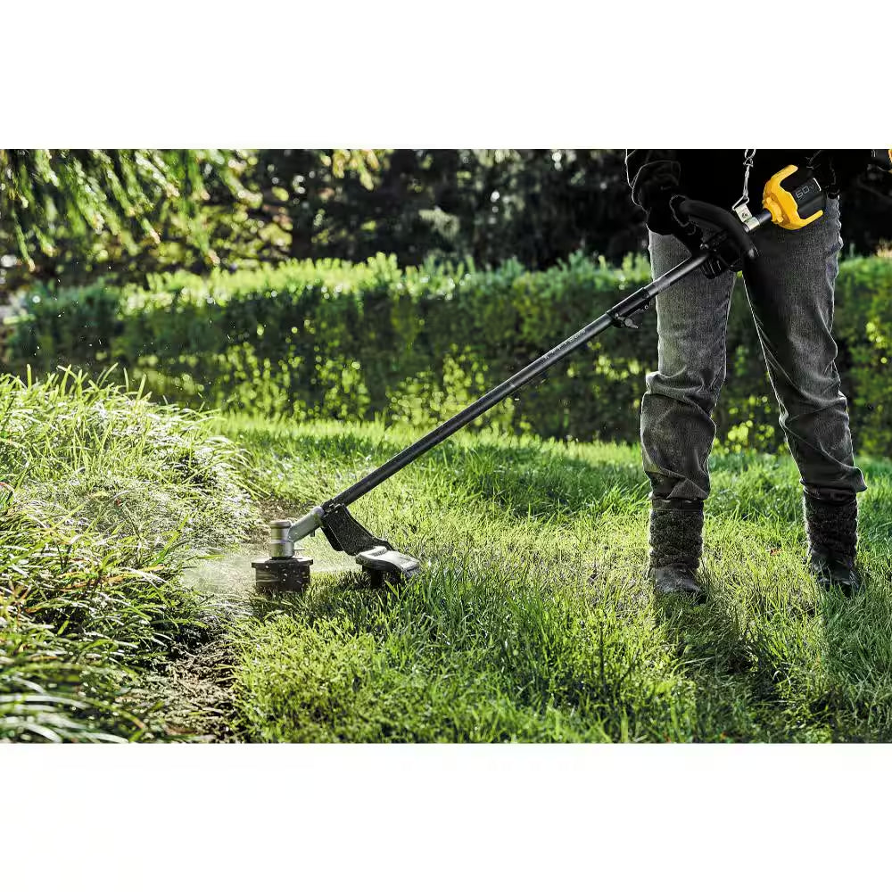FLEXVOLT 60V MAX 17 In. Cordless Battery Powered Attachment Capable Trimmer Kit with (1) FLEXVOLT 3 Ah Battery & Charger