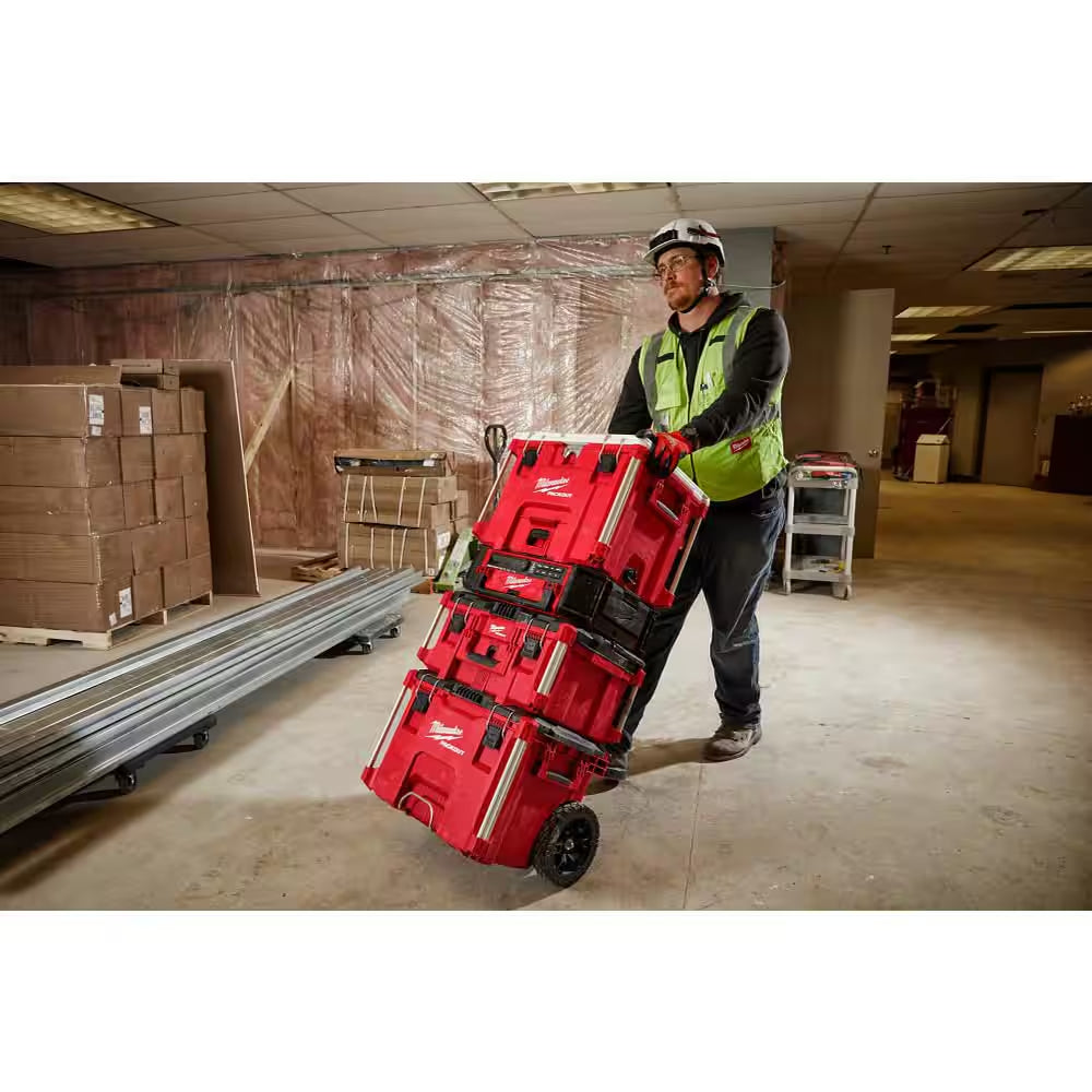 PACKOUT 22 In. Rolling Modular Tool Box Low Profile Handle