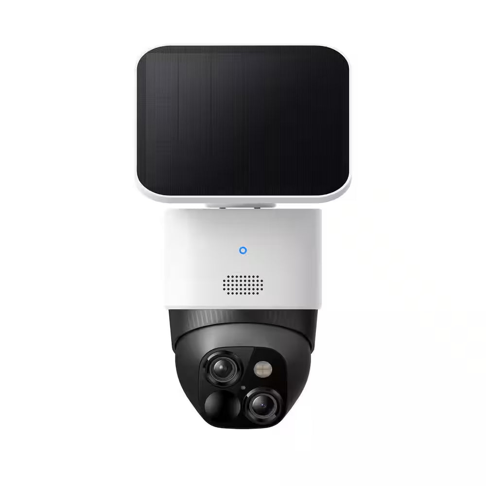 S340 Solocam Wireless Outdoor Solar Pan and Tilt Security Camera with 360-Degree Surveillance and No Monthly Fee