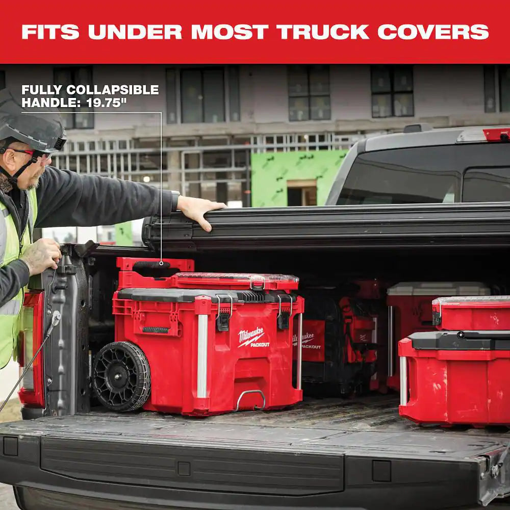 PACKOUT 22 In. Rolling Modular Tool Box Low Profile Handle