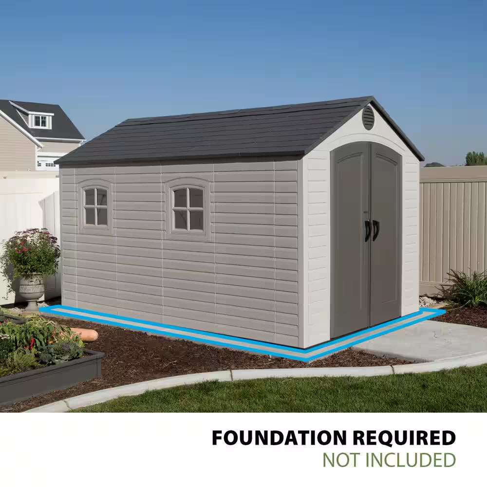 8 Ft. X 12.5 Ft. Resin Outdoor Storage Shed