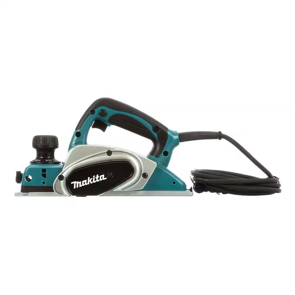 6.5 Amp 3-1/4 In. Corded Handheld Planer Kit with Blade Set, Hard Case