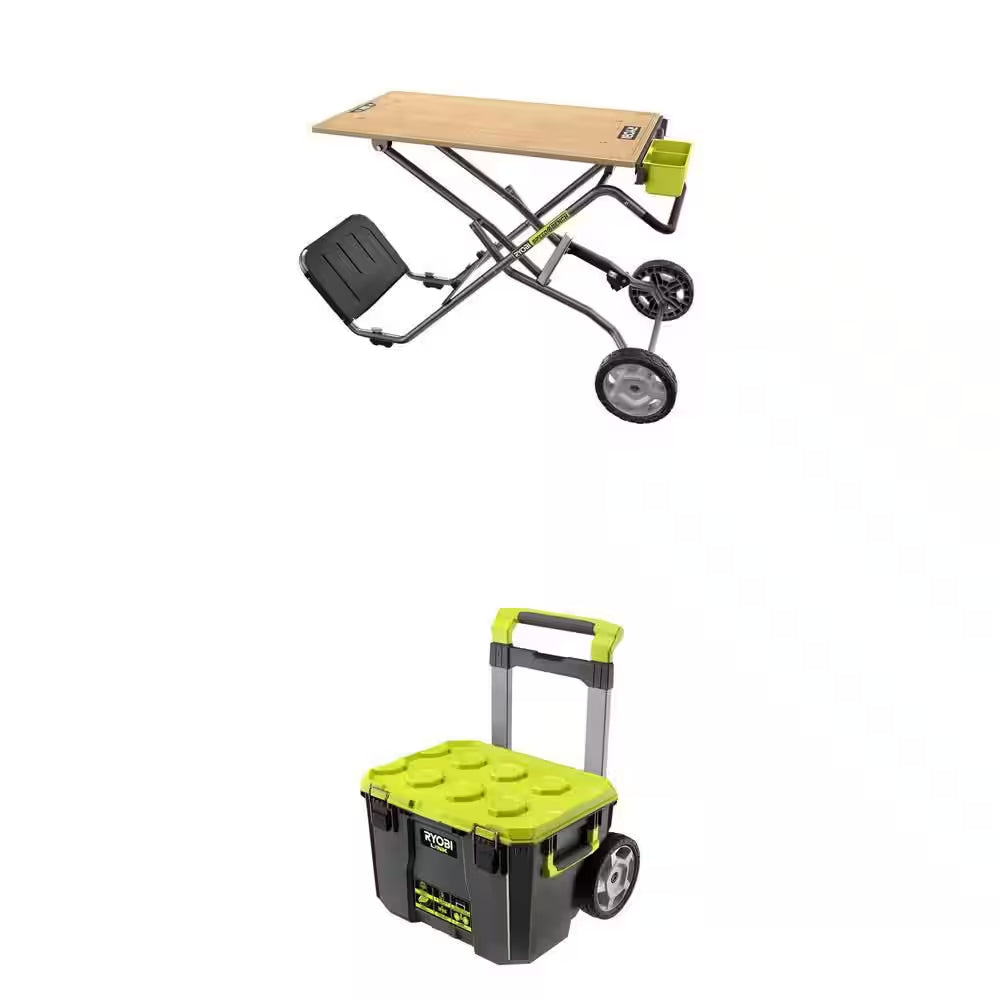 SPEED BENCH Mobile Workstation and LINK Rolling Tool Box Combo