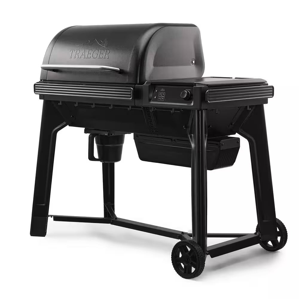Woodridge Pro Wi-Fi Pellet Grill and Smoker in Black