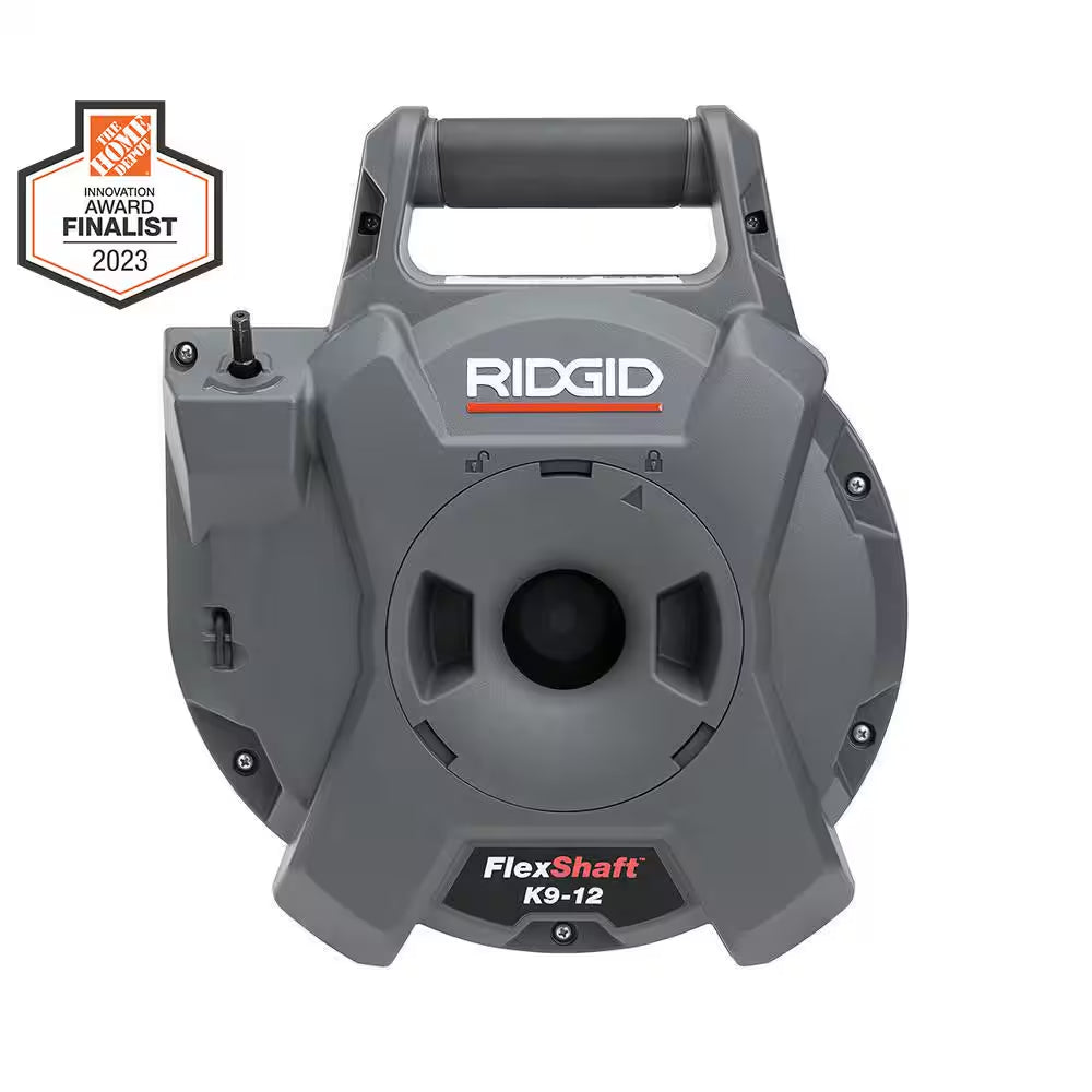 K9-12 Flexshaft Wall-To-Wall Drain Cleaner, 1/4 In. X 30 Ft. Cleans 1-1/4 In. to 2 In. Pipes to Full Flow Capacity