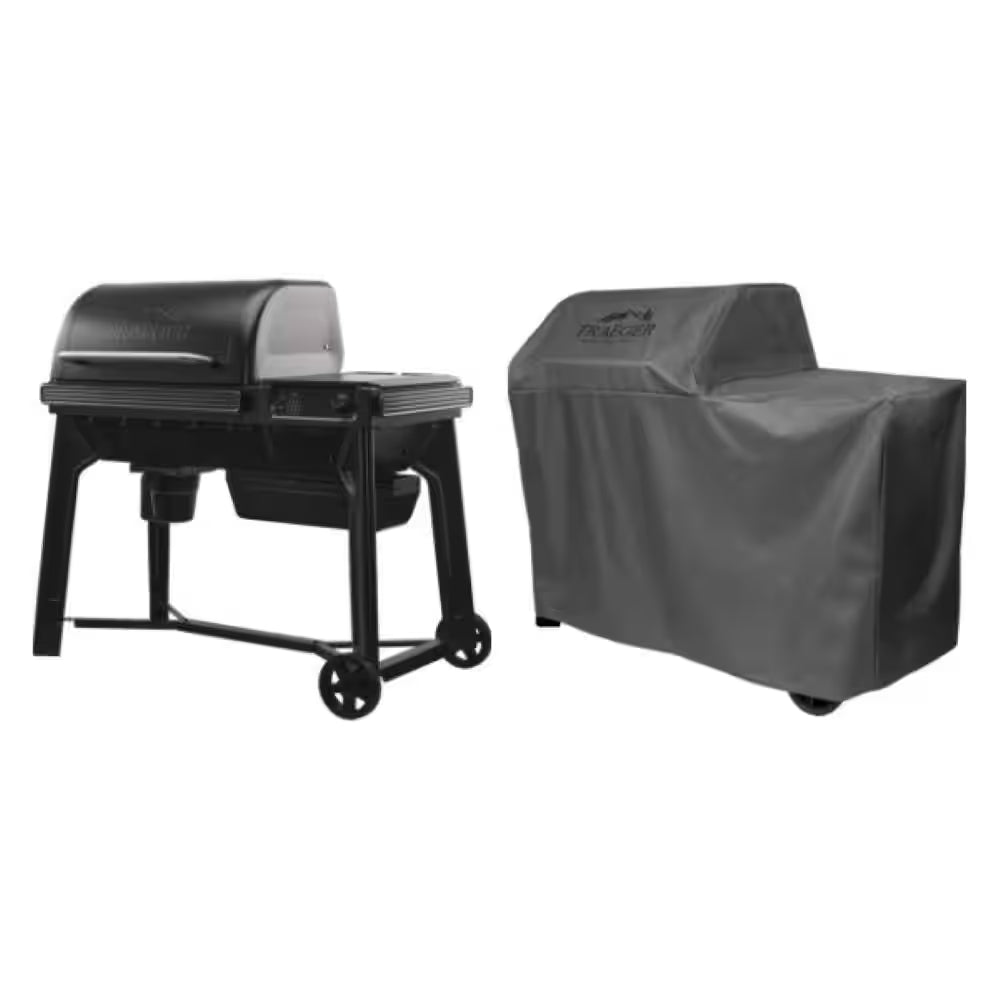 Woodridge Pro Wi-Fi Pellet Grill and Smoker in Black