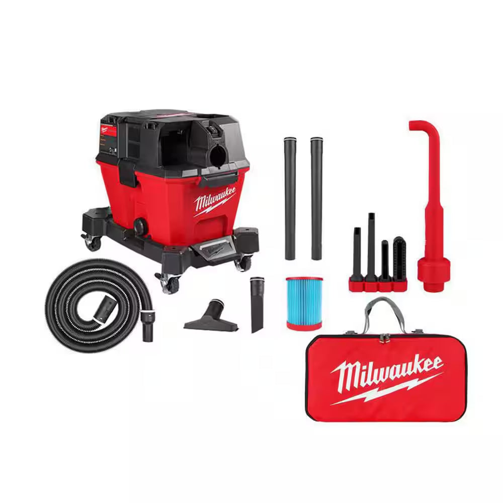 M18 18-Volt 2 Gal. Lithium-Ion Cordless Wet/Dry Vacuum with M18 XC 5.0 Ah Starter Kit