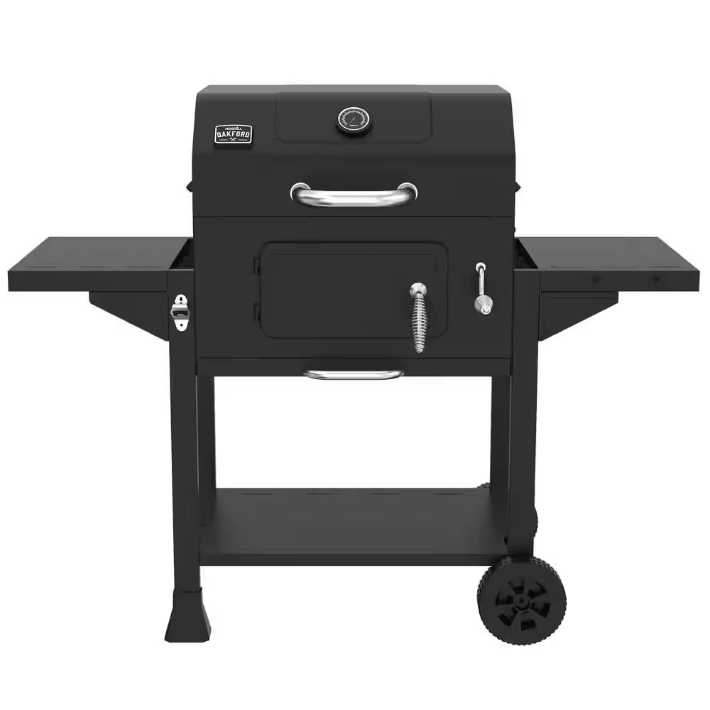 Oakford Homestead 24-Heavy Duty Charcoal Grill in Black