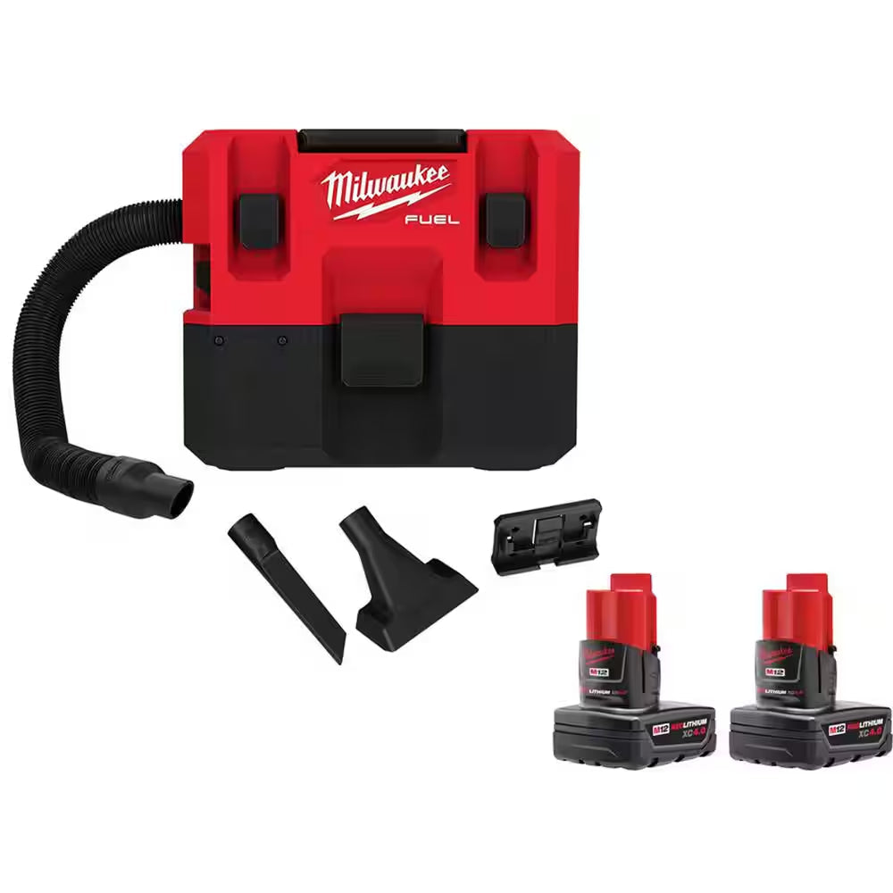 M18 18-Volt 2 Gal. Lithium-Ion Cordless Wet/Dry Vacuum with M18 XC 5.0 Ah Starter Kit