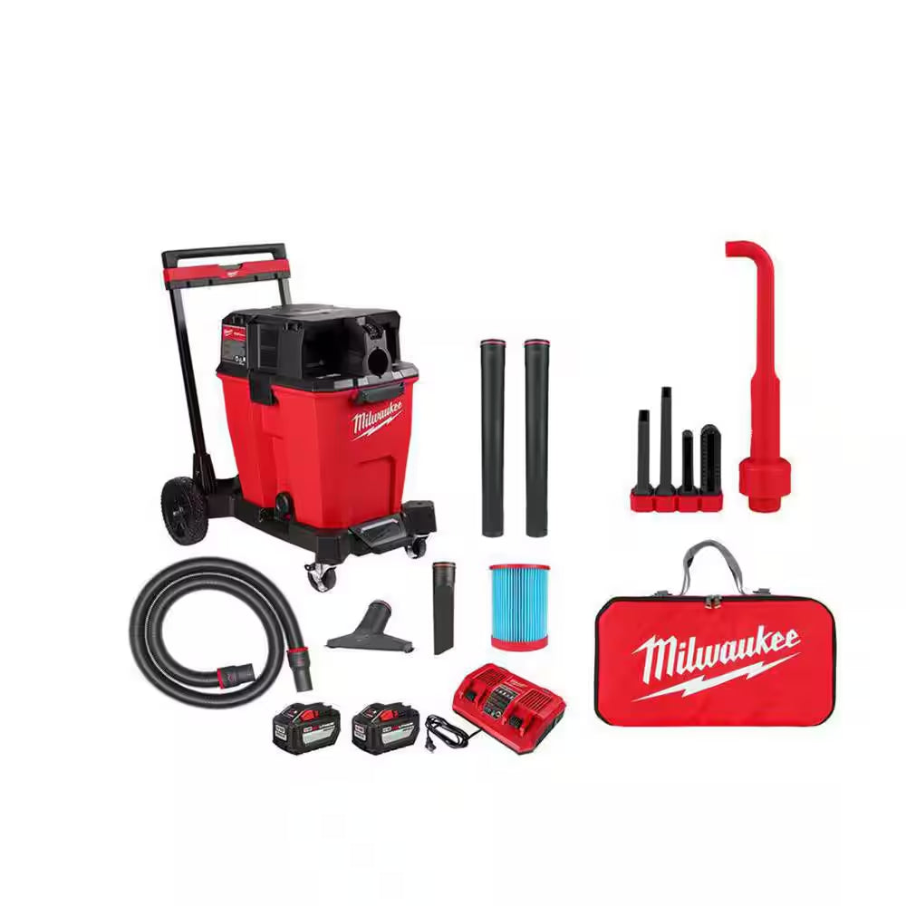 M18 18-Volt 2 Gal. Lithium-Ion Cordless Wet/Dry Vacuum with M18 XC 5.0 Ah Starter Kit