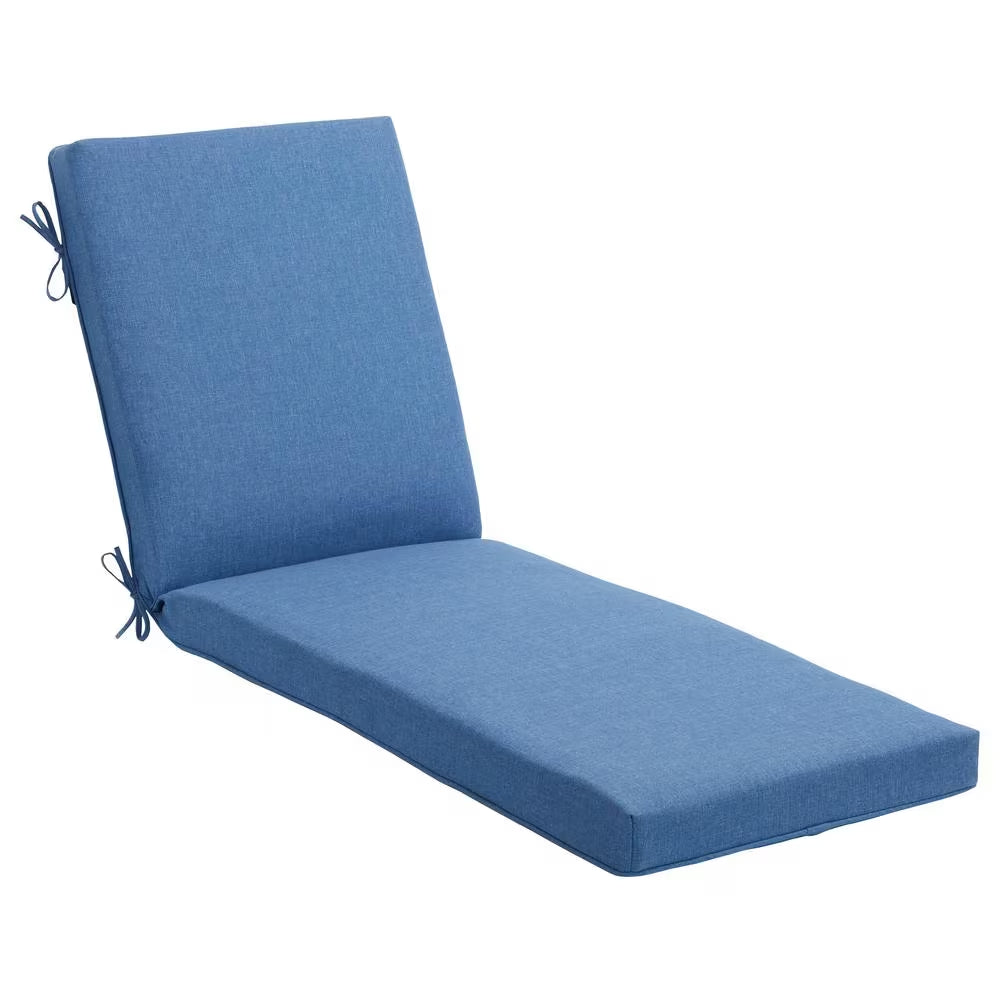 24 In. W X 47 In. D Cushionguard Universal Outdoor Chaise Cushion in Lake