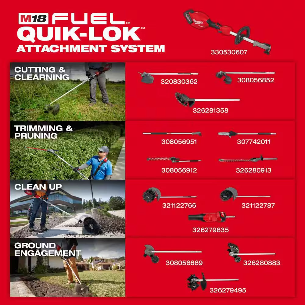 M18 FUEL QUIK-LOK Bristle Brush Attachment