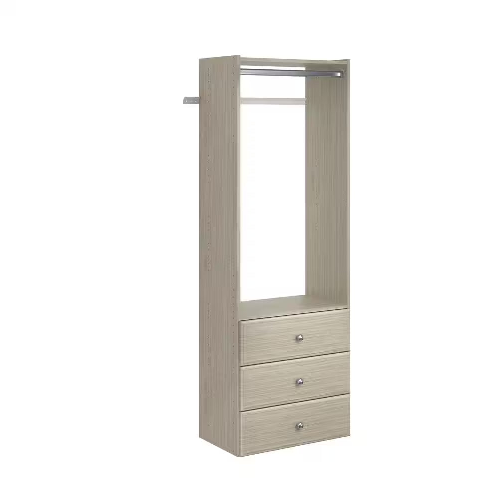 Elite 25 In. W Classic White Wood Closet Tower