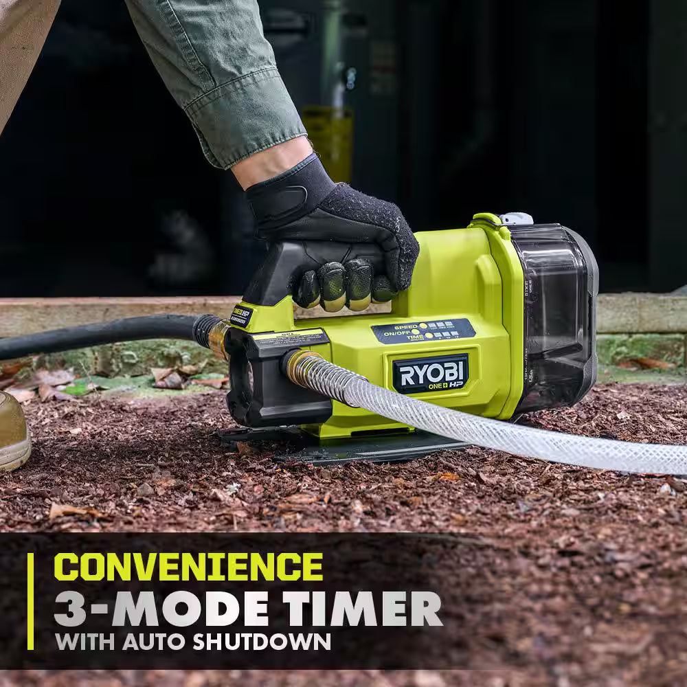 ONE+ HP 18V Brushless 1/4 Hp Cordless Battery Powered Transfer Pump (Tool-Only)