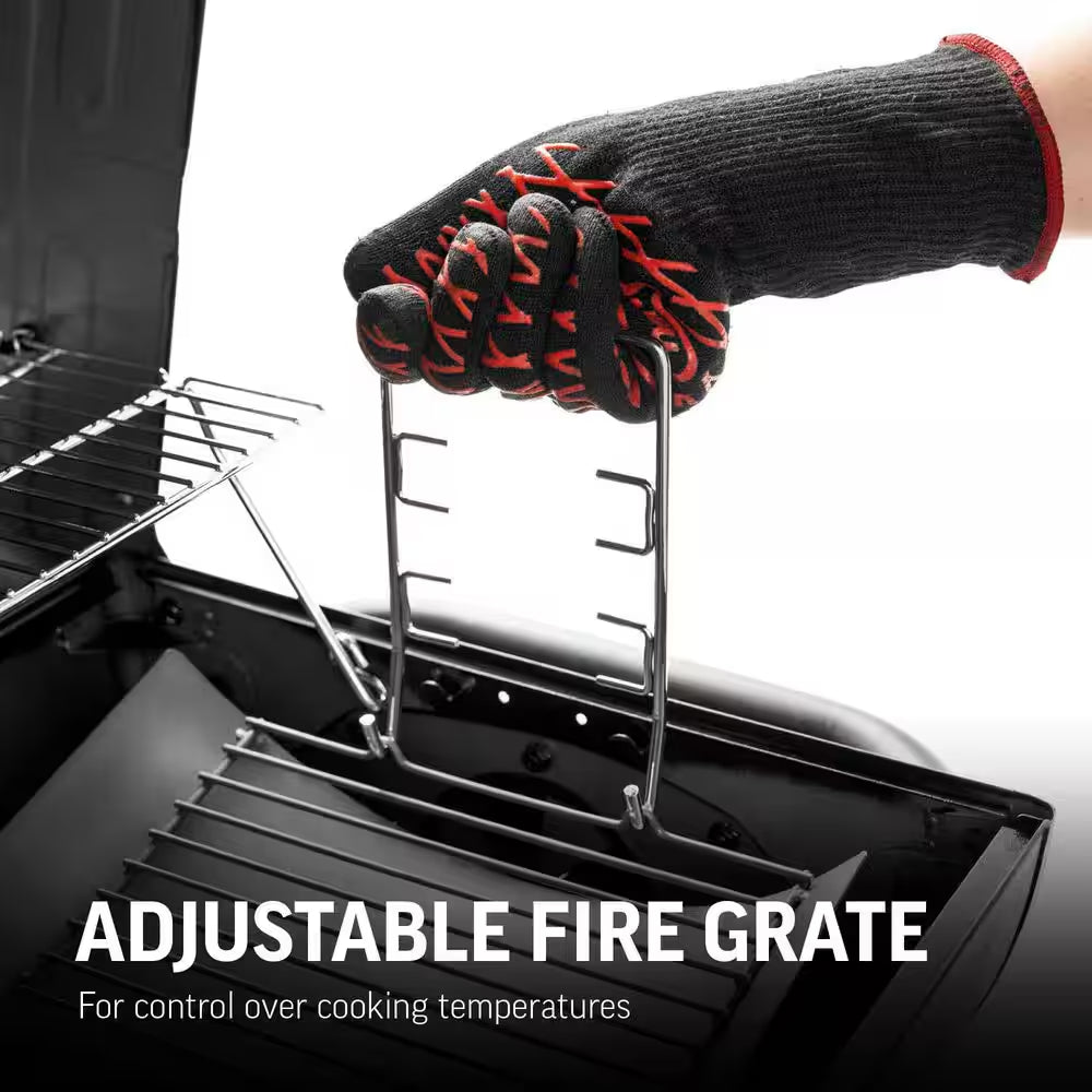 Double Play 1,260 Sq., In. 3-Burner Gas and Charcoal Grill in Black
