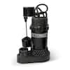 1/2 HP Aluminum Submersible Sump Pump Vertical Switch