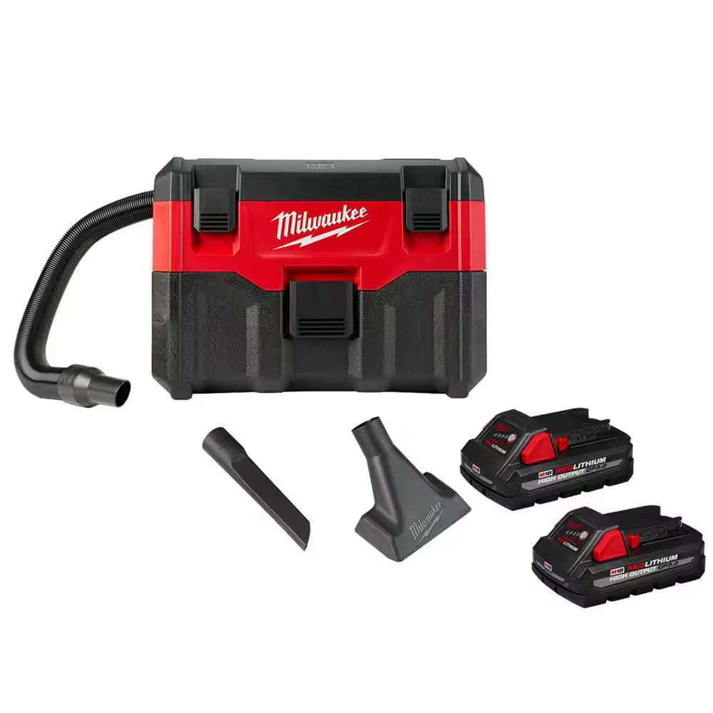 M18 18-Volt 2 Gal. Lithium-Ion Cordless Wet/Dry Vacuum with M18 XC 5.0 Ah Starter Kit