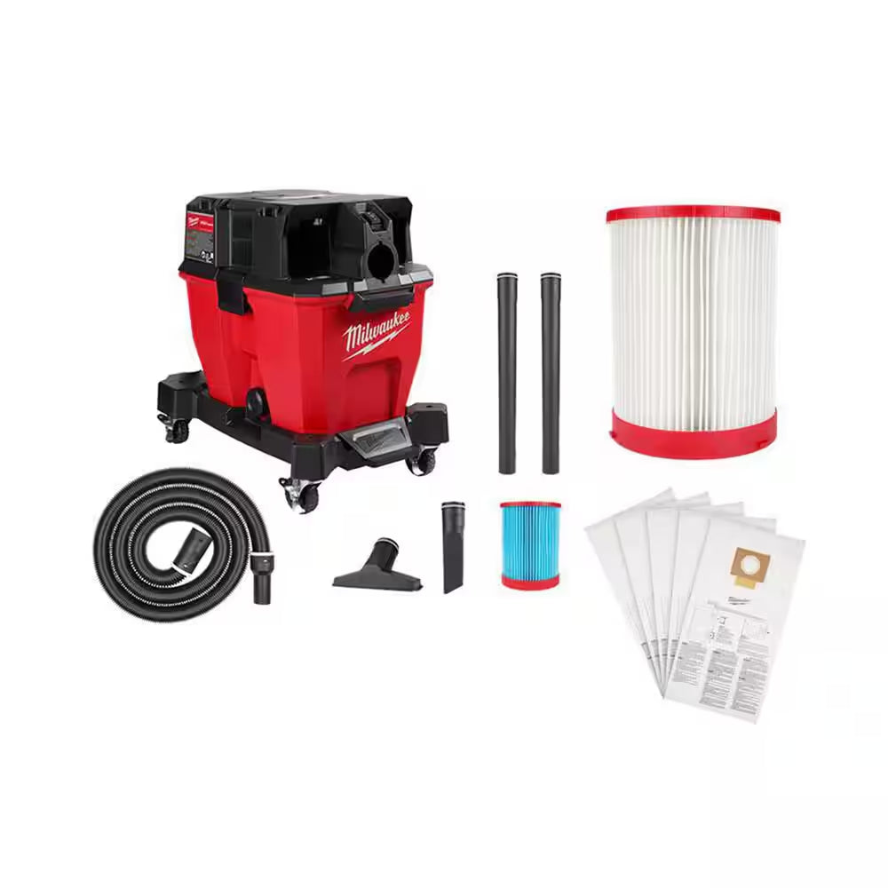 M18 18-Volt 2 Gal. Lithium-Ion Cordless Wet/Dry Vacuum with M18 XC 5.0 Ah Starter Kit