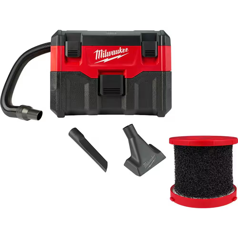 M18 18-Volt 2 Gal. Lithium-Ion Cordless Wet/Dry Vacuum with M18 XC 5.0 Ah Starter Kit