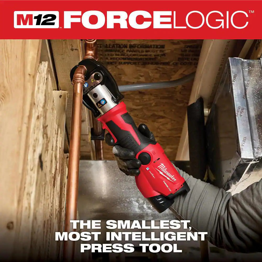 M12 12-Volt Lithium-Ion FORCE LOGIC Press Tool Kit W/ CTS Copper Jaws W/ ONE-KEY