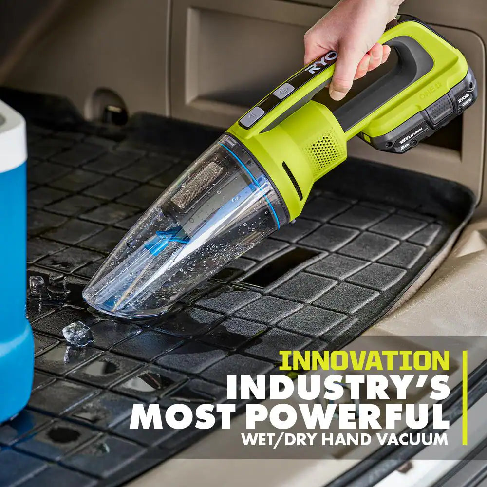 ONE+ 18V HIGH PERFORMANCE Kit W/ 4.0 Ah Battery, 2.0 Ah Battery, Charger, & FREE ONE+ Cordless Wet/Dry Hand Vacuum