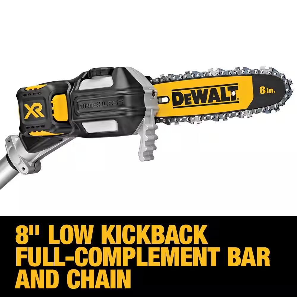 20V MAX 8In. Brushless Cordless Battery Powered Pole Saw (Tool Only)