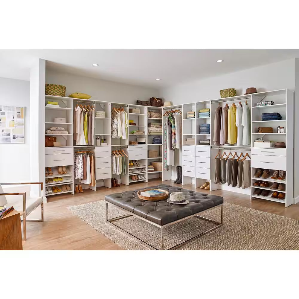 Style+ 48 In. W White Top Shelf Kit