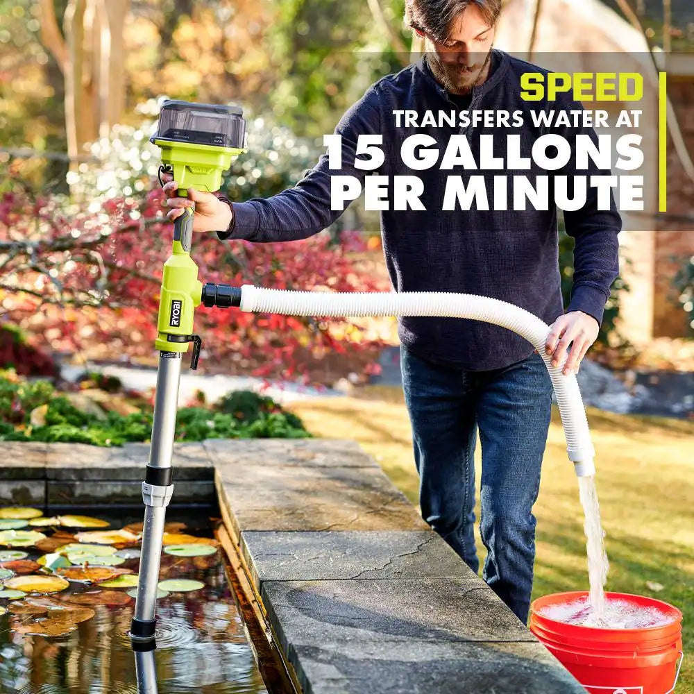 ONE+ 18V Cordless 1/6 HP Telescoping Pole Pump (Tool Only)