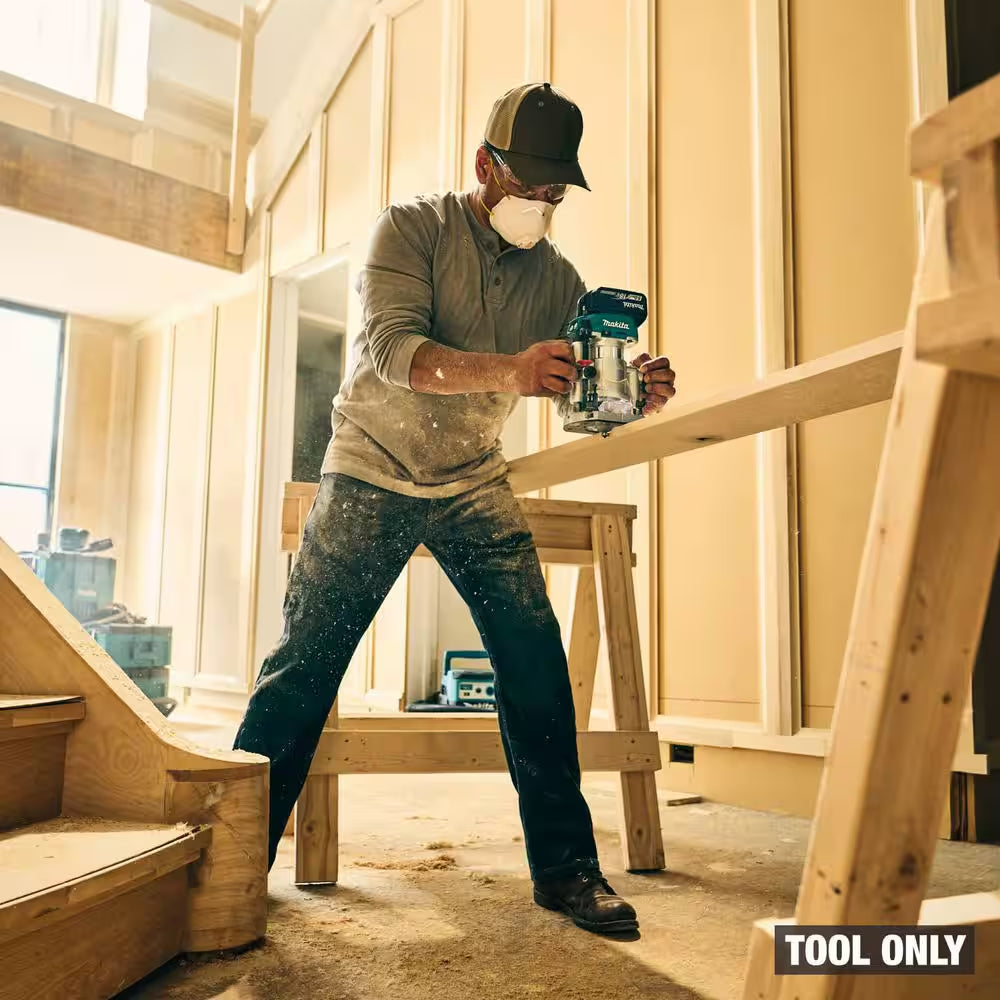 18V LXT Lithium-Ion Brushless Cordless Variable Speed Compact Router with Built-In LED Light (Tool Only)