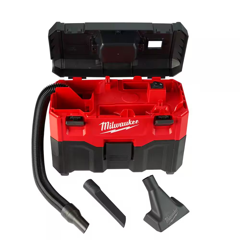 M18 18-Volt 2 Gal. Lithium-Ion Cordless Wet/Dry Vacuum with 2 M18 HIGH OUTPUT 6.0 Ah Batteries and Charger