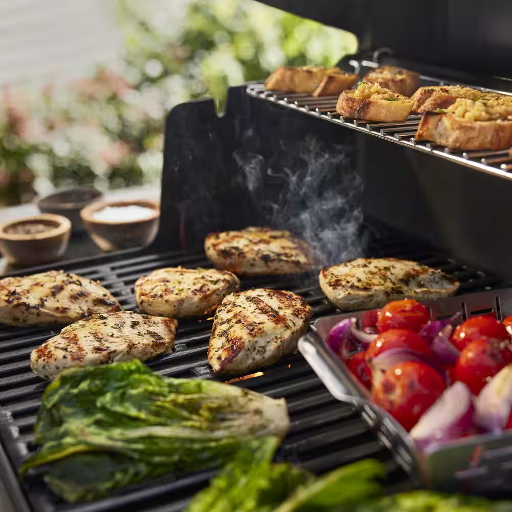 Genesis E-325 3-Burner Liquid Propane Gas Grill in Black with Large Sear Zone