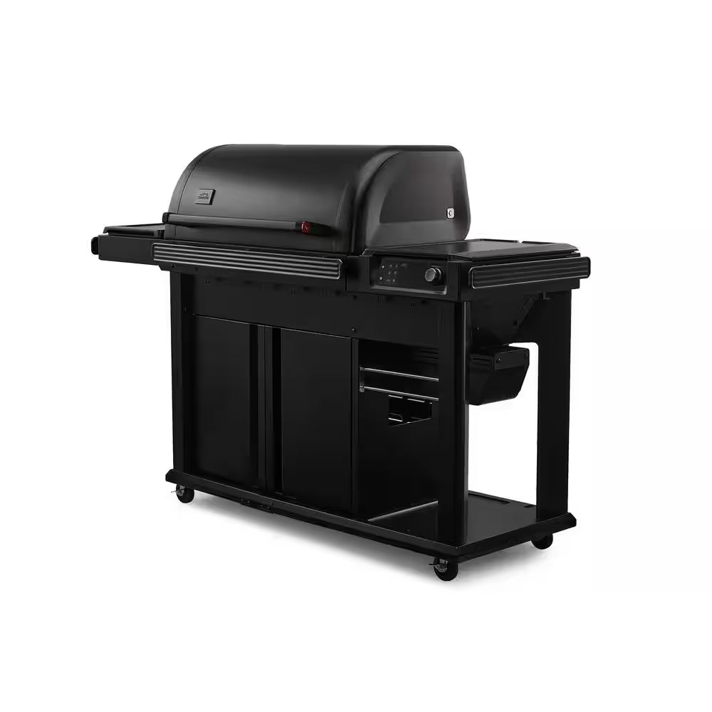 Woodridge Pro Wi-Fi Pellet Grill and Smoker in Black