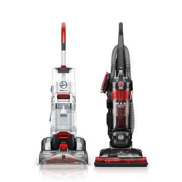 SmartWash Advanced Automatic Corded Upright Carpet Cleaner and WindTunnel 3 Max Performance Pet Upright Vacuum Cleaner