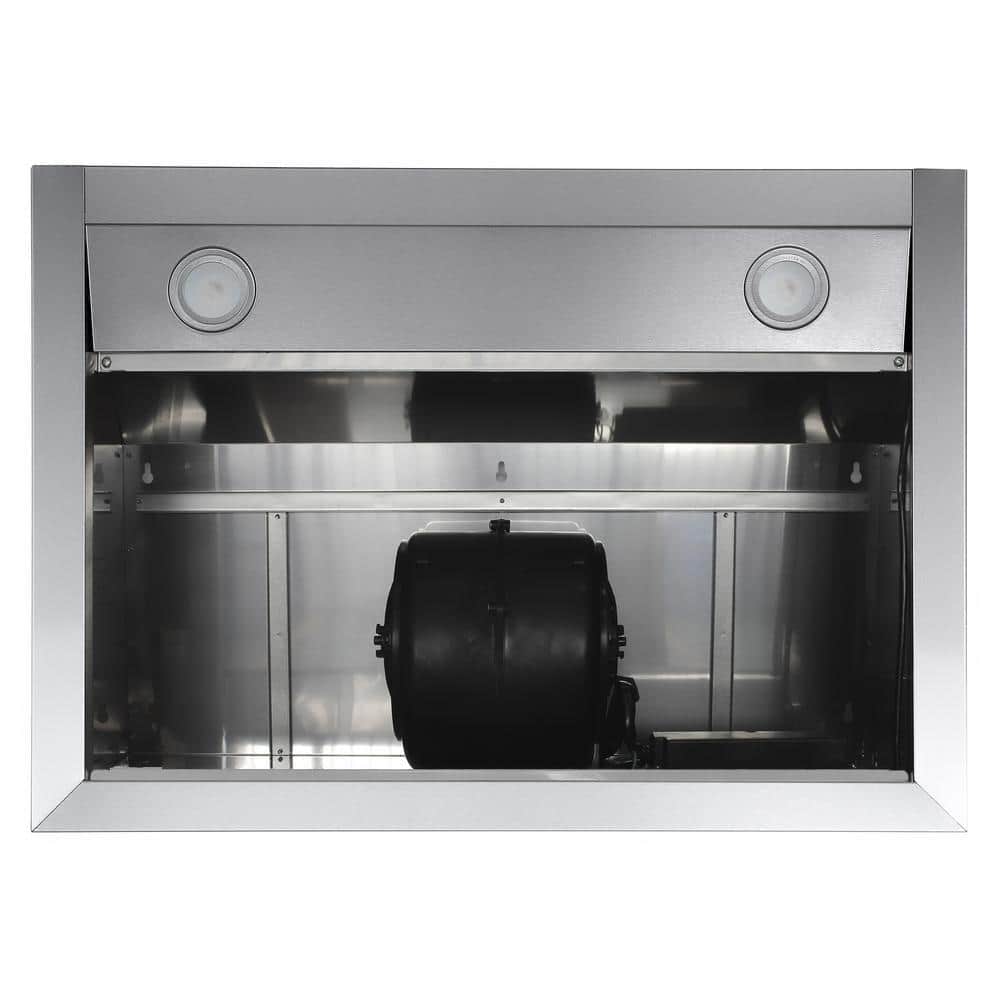 Cosmo Haven Collection 30 in. 380 CFM Ducted Under Cabinet Range Hood Stainless Steel