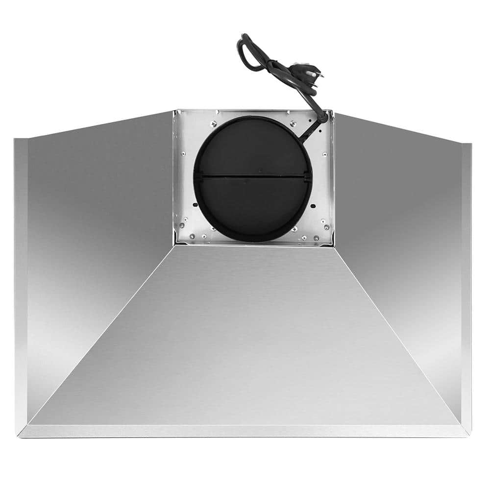 Cosmo Vista Collection 30 in. 380 CFM Ducted Wall Mount Range Hood Stainless Steel