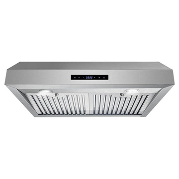Cosmo Haven Collection 30 in. 380 CFM Ducted Under Cabinet Range Hood Stainless Steel