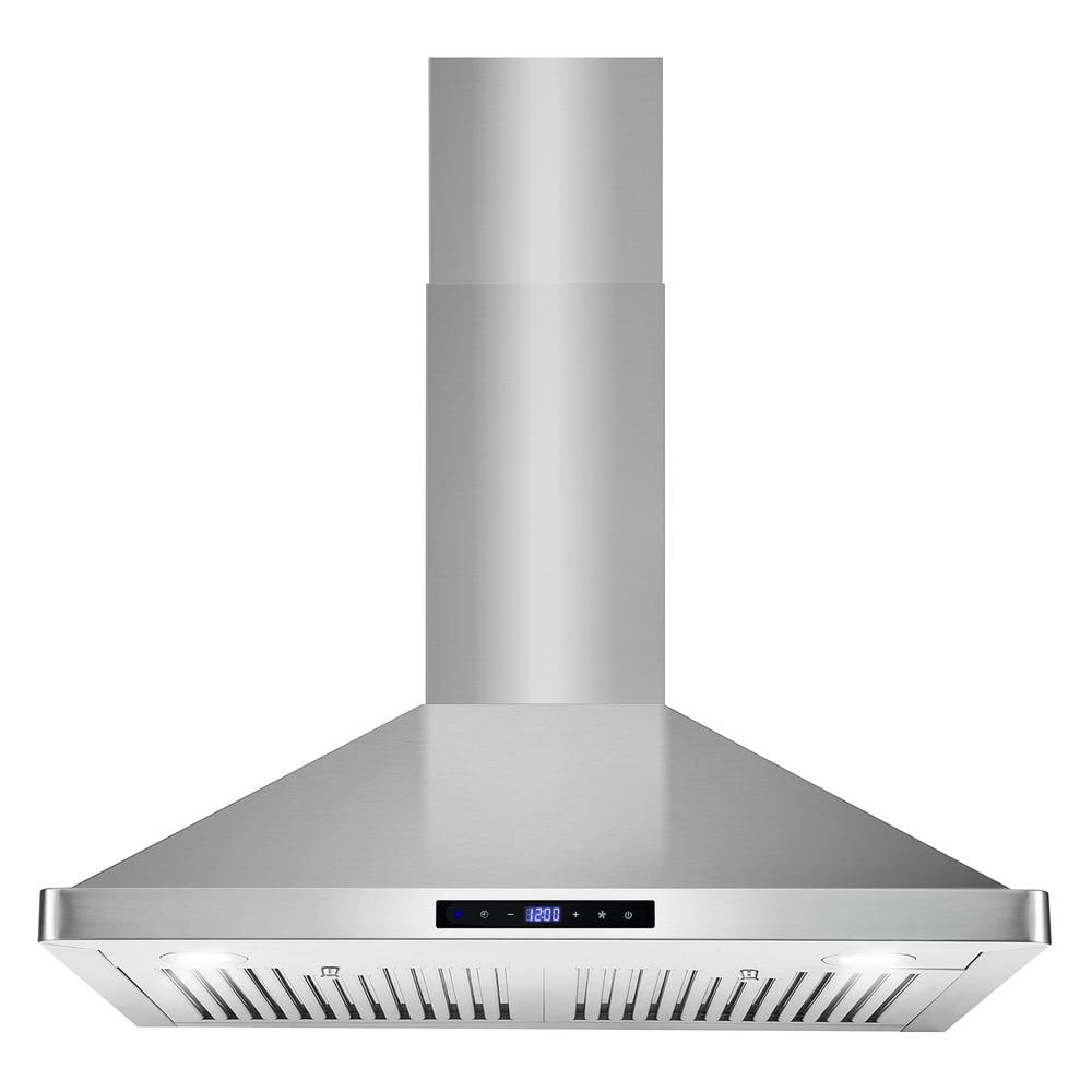 Cosmo Vista Collection 30 in. 380 CFM Ducted Wall Mount Range Hood Stainless Steel