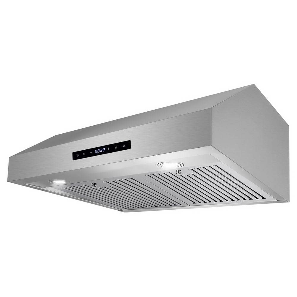 Cosmo Haven Collection 30 in. 380 CFM Ducted Under Cabinet Range Hood Stainless Steel