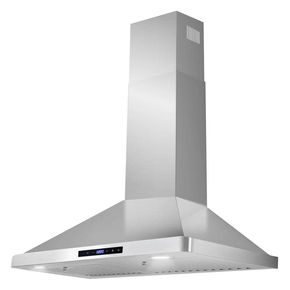 Cosmo Vista Collection 30 in. 380 CFM Ducted Wall Mount Range Hood Stainless Steel