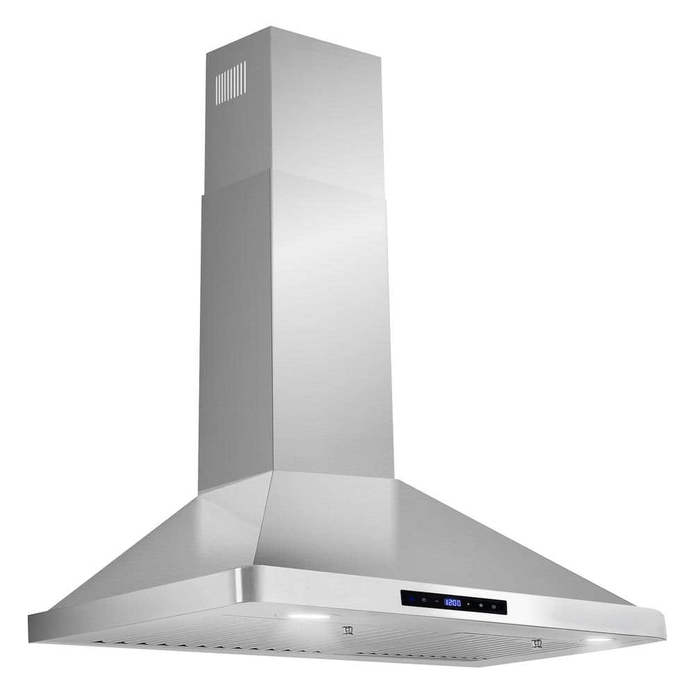 Cosmo Vista Collection 30 in. 380 CFM Ducted Wall Mount Range Hood Stainless Steel