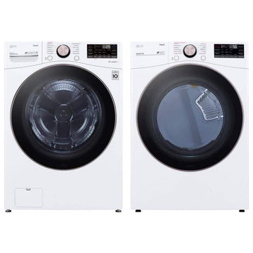 4.5 cu. ft. SMART Front Load Washer and 7.4 cu. ft. Dryer with TurboSteam Set